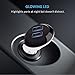 Car Charger,4.8A/24W Dual USB Smart Port Car Charger Auto Adapter for Apple iPhone 6/6 Plus,6s/6s Plus,iPhone 7/7 Plus,iPad Air 2,Pro,mini;Samsung Galaxy Note 7,Note Series,S Series & Edge Models
