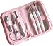 7 Pcs Nails Manicure set in Wallet, Colors may vary