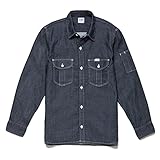(リー) Lee メンズ ワーク長袖シャツ LWS46001 8 インディゴネイビー L