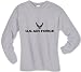 Air Force L/S T-Shirt - Authentic Military Style Physical Training T-Shirt in gray - X-Large