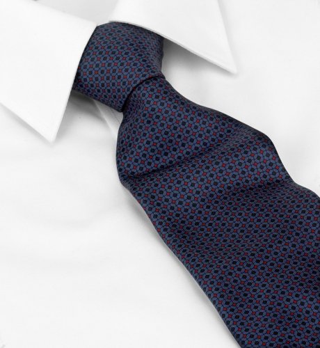 Pure Silk Patterned Tie