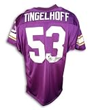 Mick Tingelhoff Minnesota Vikings Autographed Purple Throwback Jersey