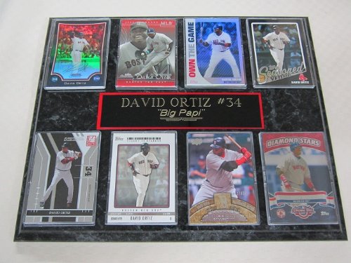 Boston Red Sox David Ortiz 8 Card Plaque