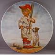 1979 Collector Plate - "The Big Leaguer" by Gregory Perillo - Limited Edition of 15,000 - Boy baseball player