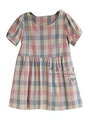 Plaid Print Summer  Dress