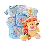 Safari Themed New Baby Boy Gift Basket - Great... by