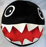 Mario Bro: Black Chain Chomp Plush - 8 inches