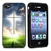 Rubber Christian Cross iPhone 4 or 4s Case / Cover Verizon or At&T