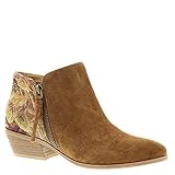 Yellow Box Acacia Women's Boot 8.5 B(M) US Tan-Multi-Floral-Suede