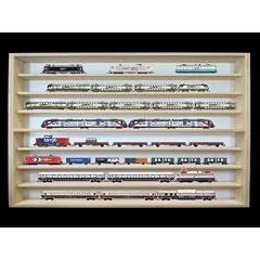 V43 Vitrine H0 8 Fach Regal 100 cm
