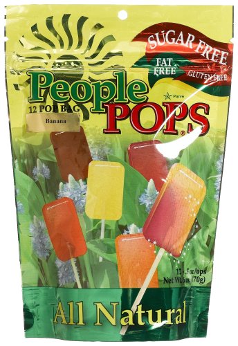 People Pops Banana Pops, 12-Pop Bags (Pack of 12)