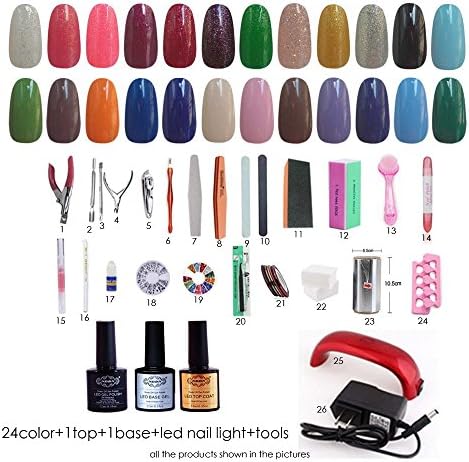 New Products Color Nail Set Color Nail Tool Organizer Nail Tool Kit Set KADI#24-Q10