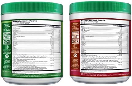 Green SuperFood (Berry and Lemon Lime Combo Pack, 2 Pack: 8.5 oz)