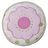 My Baby Sam Garden Party Throw Pillow, Pink/Green