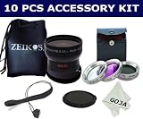 51c1WGi3bEL. SL160  Essential Camcorder Kit for SONY HANDYCAM (HDR UX7 DCR DVD508 HDR UX5 DCR DVD408 HDR CX550V HDR SR7 HDR SR12 HDR SR11 HDR XR520V HDR SR5) CANON VIXIA (HF10 HF20 HF21 HF200 HF M300) JVC EVERIO (GZ HD500 GZ HD500B GZ HM550), Includes: 37mm 0.45X Wide Angle Fisheye High Definition Lens with Macro Portion + 37MM Filter Kit Set (UV, Polarizing, Fluorescent) + Lens Cap with Cap Keeper Leash