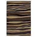 Home Organic Waves Rug Collection - Brown