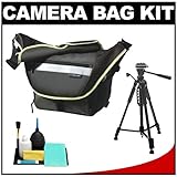 Vanguard Sydney 27 Messenger Digital SLR Camera Bag/Case (Olive) + Tripod K ....