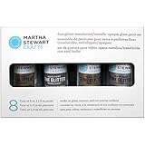 Martha Stewart Paint Set, 2-Ounce, Speciality Glass Paints