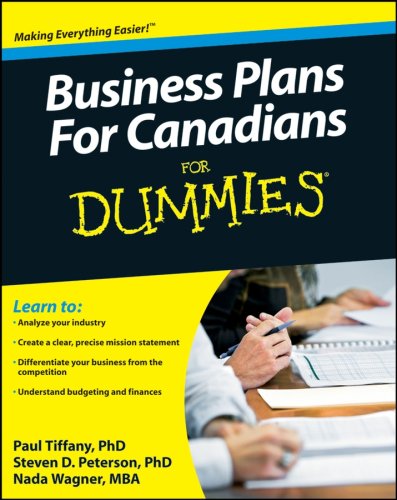 City Travel Guides Discounted  Books : Business Plans For Canadians For Dummies