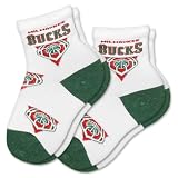 NBA Milwaukee Bucks Kids Socks, 2-Pack, Toddler