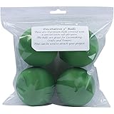 Handy Hands Satin Balls, 3-Inch, Christmas Green
