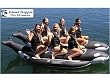 6-Passenger Side By Side Heavy Commercial "Whale Ride" Banana Boat Water Sled