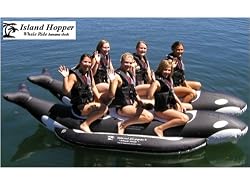 6-Passenger Side By Side Heavy Commercial "Whale Ride" Banana Boat Water Sled