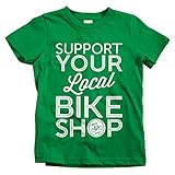 Special Blends Kids Support Your Local Bike Shop T-shirt - Kelly Green, Toddler 4T