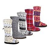 MUK LUKS Women's Fairisle Knit Toggle Boot