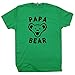 L - Papa Bear T Shirt Best Dad Ever Tee Grateful Worlds Okayest Dead Phish Widespread Vintage Panic Concert Shirtmandude