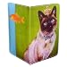 Royal Green Kitty Business Card Wallet