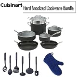 Cuisinart Dish Washer Safe Hard Anodized 11 Piece Cookware Set Outfit