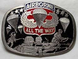 AIRBORNE ALL THE WAY BUCKLE