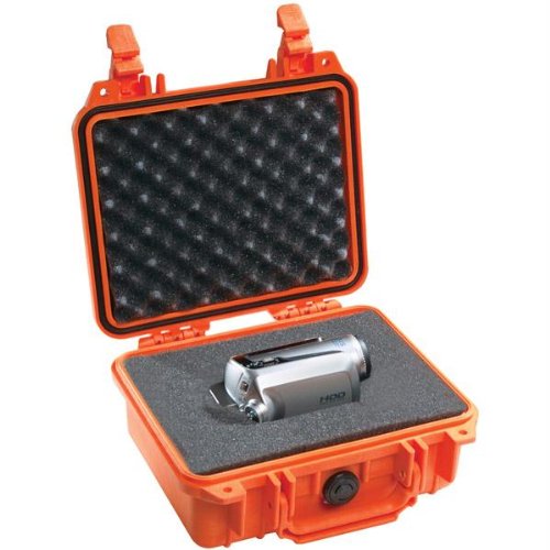 New Pelican Orange Hardware Case Foam Ultra High Impact Structural Copolymer Easy Double Latches