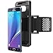 Samsung Galaxy Note 5 Case, SUPCASE Easy Fitting Sport Running Armband for Galaxy Note 5 (2015 Release) with Premium Flexible Case Combo (Black)