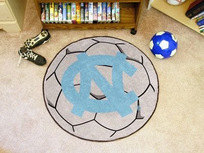 Buy UNC - Chapel Hill NCAA Soccer Ball Round Floor Mat (29) NC Logo by Fan Mats
