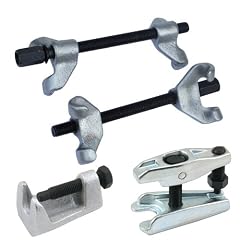 NBS Werkzeuge 4-tlg. Set, Federspanner + Spurstangenkopf Ausdr�cker + Universal Kugelgelenk Abzieher