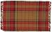 Durable Hand Woven 100% Cotton Plaid Placemat 12x18 Inches Set of Six