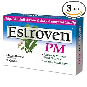 Estroven PM, One-Per-Night Caplets, 24 caplets (Pack of 3)