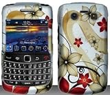 Pretty Flower Hard Snap On Case Cover Faceplate Protector for Blackberry Bo ....