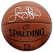 Larry Bird Signed Authentic Spalding Pro Leather Basketball - Mounted Memories