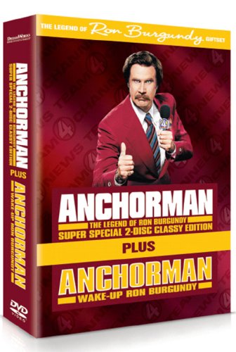 Childrens Toyshop  DVD : Anchorman - The Legend Of Ron Burgundy/Wake Up, Ron Burgundy - The Lost Movie [2004]