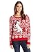 Blizzard Bay Women's Glitter Unicorn Ugly Christmas Sweater