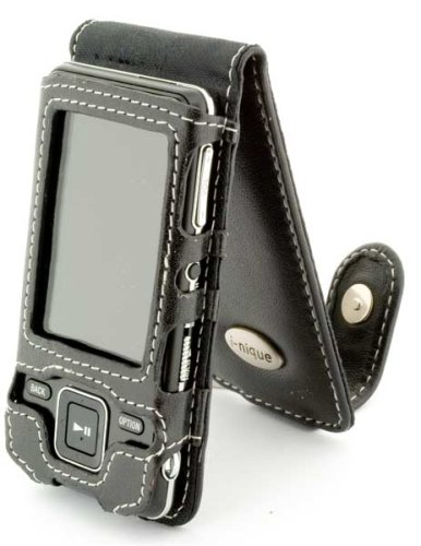 Childrens Toyshop  Used : i-nique - Sony Walkman NWZ-A82X Series (NWZ-A826 NWZA826 NWZ-A828 NWZA828 NWZ-A829 NWZA829) Executive Soft Napa leather cover - Black