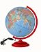 Office Products : 12" Mansfield Illuminated Blue Oceans Globe in Semi-Meridian