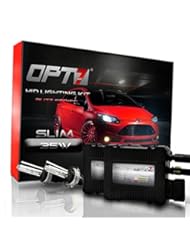 Automotive Parts and Accessories: OPT7 Blitz Slim HID Kit Conversion - All Colors and Sizes - H3 - 3000K Fog Yellow Xenon Light - 2 Year Warranty - OPT7