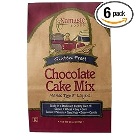 Namaste Foods, Gluten Free Chocolate Cake Mix, 26-Ounce Bags (Pack of 6)