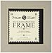 Mill Hill Wooden Frame, 6 by 6-Inch, Taupe