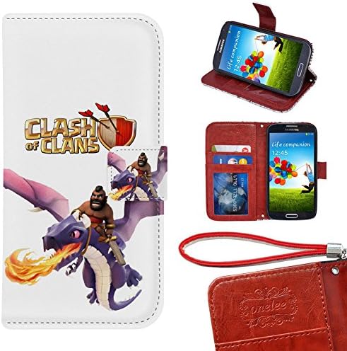 Smartphone Card slots Phone case, Clash of Clans Premium PU Leather Wallet For Samsung Galaxy A3 Smartphone Card slots case