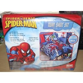 Marvel Spider Sense Spider Man Twin Sheet Set Spiderman Sheets